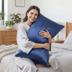 Standard Blue Pillowcase