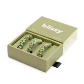 Blissy Skinny Scrunchies in Olive
