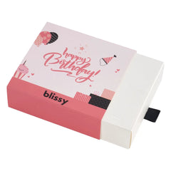 Blissy Happy Birthday Gift Sleeve in Pink