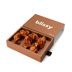 Blissy Scrunchies in Bronze