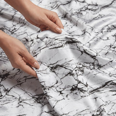 Pillowcase in Light Marble, Standard Size
