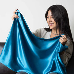Pillowcase, Aqua, King