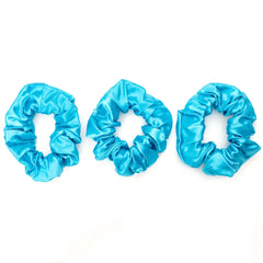 Blissy Scrunchies in Bahama Blue