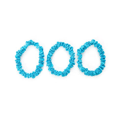 Blissy Skinny Scrunchies in Bahama Blue