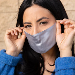 Silver Face Mask