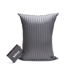 Standard Pillowcase in Grey Striped