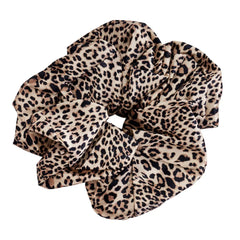 Blissy Oversized Scrunchie in Leopard Print