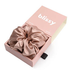 Blissy Oversized Scrunchie in Rose Gold