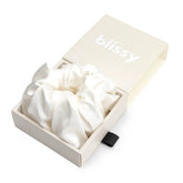 Blissy Extra Large Scrunchie - White
