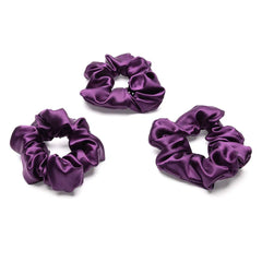 Blissy Scrunchies in Royal Purple