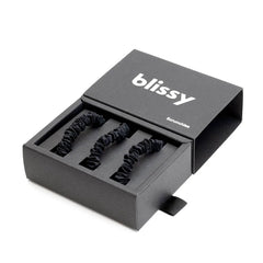 Blissy Skinny Scrunchies in Black