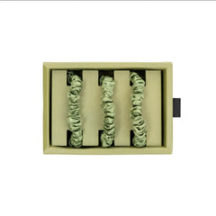 Blissy Skinny Scrunchies in Olive