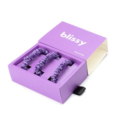 Blissy Skinny Scrunchies in Orchid
