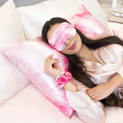 Pink Tie-Dye Queen Pillowcase