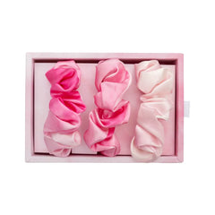 Blissy Scrunchies in Pink Tie-Dye