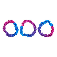 Blissy Skinny Scrunchies in Purple Ombre