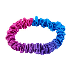 Blissy Skinny Scrunchies in Purple Ombre