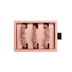 Blissy Skinny Scrunchies in Rose Gold