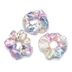 Blissy Scrunchies in Yellow Tie-Dye