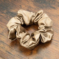 Blissy Scrunchies in Taupe