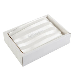White Striped Queen Pillowcase