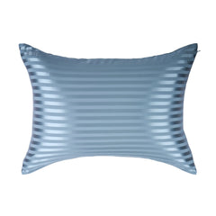King Pillowcase in Ash Blue Striped