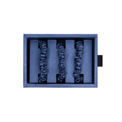 Blissy Skinny Scrunchies in Blue