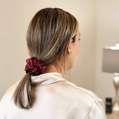 Blissy Scrunchies in Burgundy