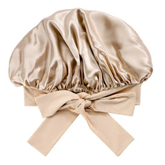 Blissy Bow Bonnet in Champagne
