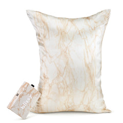 Champagne Marble Queen Pillowcase