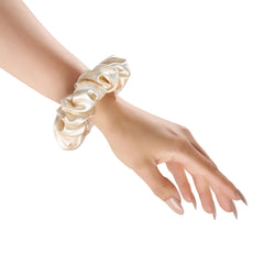 Blissy Scrunchies in Champagne Marble
