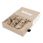 Blissy Scrunchies in Champagne