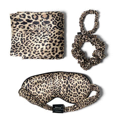 Blissy Dream Set in Leopard, Standard Size
