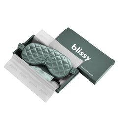 Matcha Diamond Quilted Sleep Mask