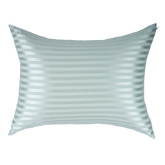 Mint Striped Queen Pillowcase