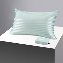Mint Striped Standard Pillowcase