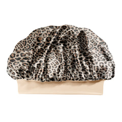 Blissy Halo Bonnet in Leopard Print