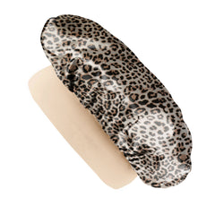 Blissy Halo Bonnet in Leopard Print