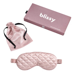 Pink Diamond Quilted Sleep Mask