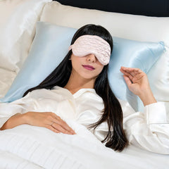 Pink Diamond Quilted Sleep Mask