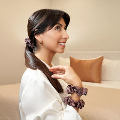 Blissy Scrunchies in Plum