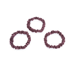 Blissy Skinny Scrunchies in Plum