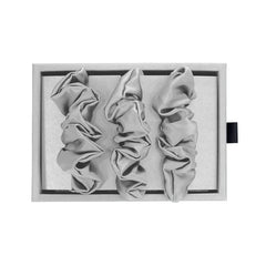 Blissy Scrunchies in Silver