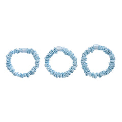 Blissy Skinny Scrunchies in Sky Blue