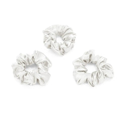 Blissy White Scrunchies
