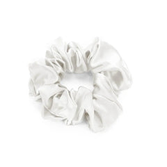 Blissy White Scrunchies