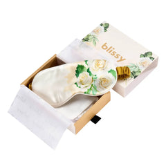 Cancer White Rose Sleep Mask