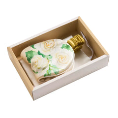 Cancer White Rose Sleep Mask