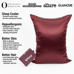 Burgundy Standard Pillowcase