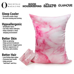 Pink Tie-Dye Queen Pillowcase
